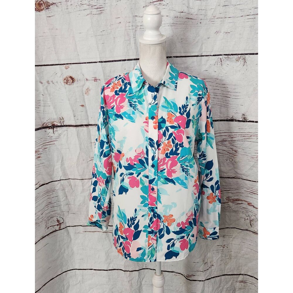 Coolibar Rhodes Floral UPF Top Size‎ Medium NWT